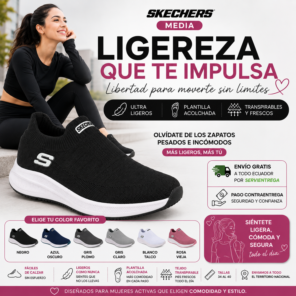 Skechers Media (🇪🇨 Versión ecuador)